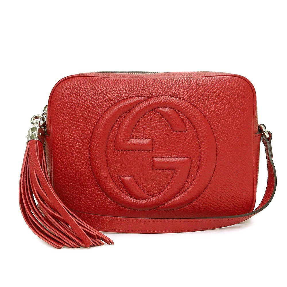 Gucci Soho Small Disco Bag Crossbody Red